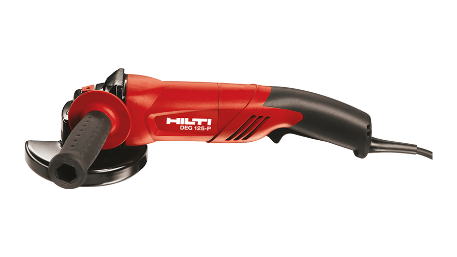 Image of Hilti DEG 125-P cutting through metal